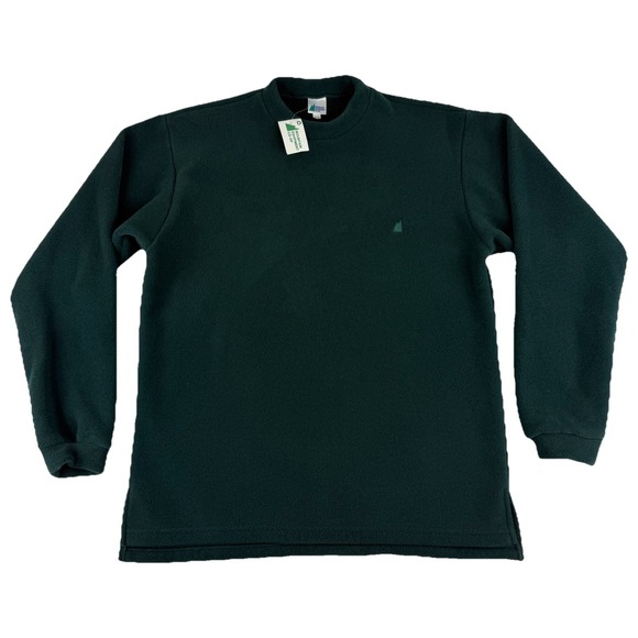 Vtg Mountain Equipment Co-op Trek Sweater Mens Medium Made In Canada Green N0S - Picture 1 of 8